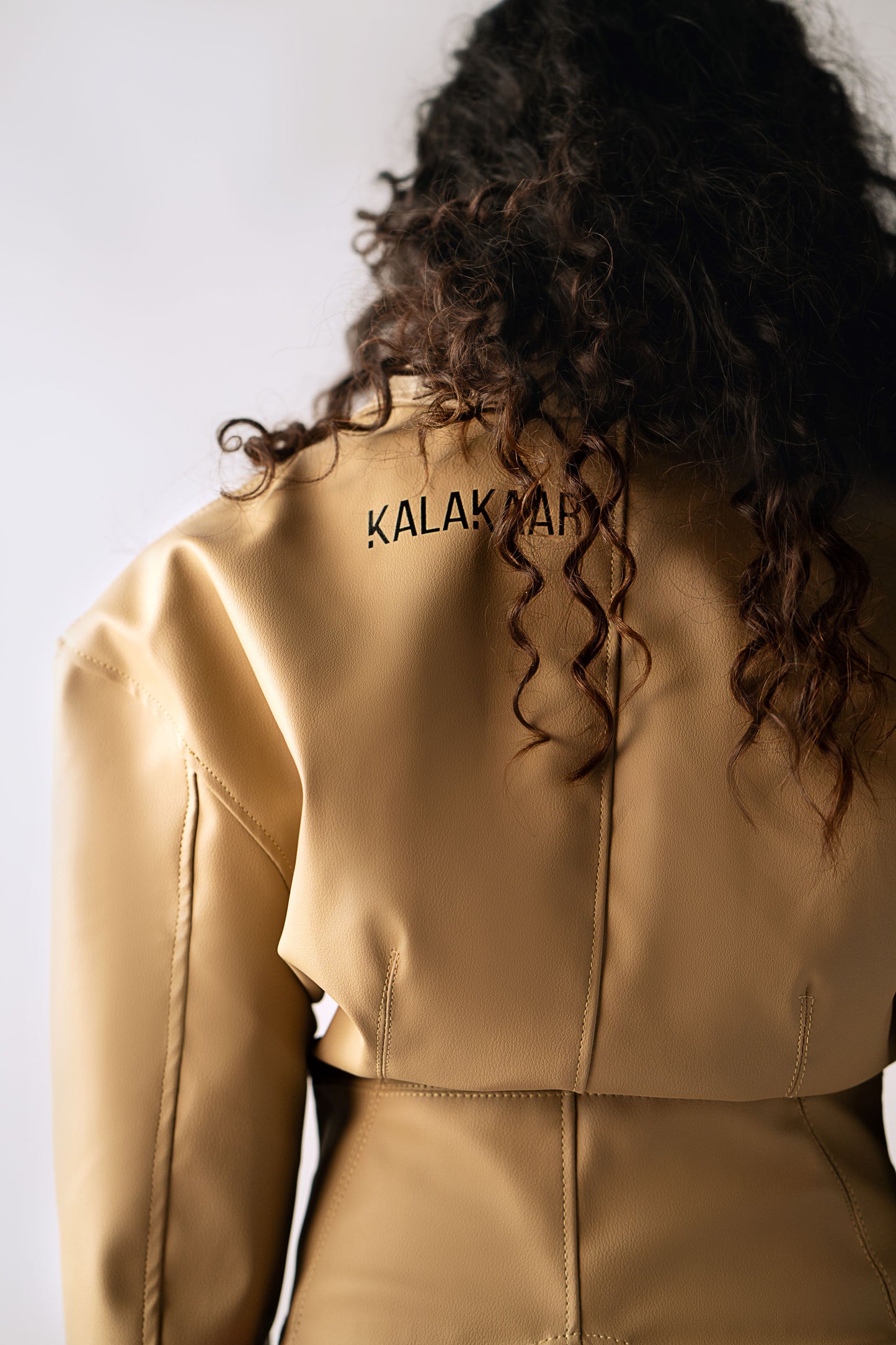 Enough Faux-Leather Blazer