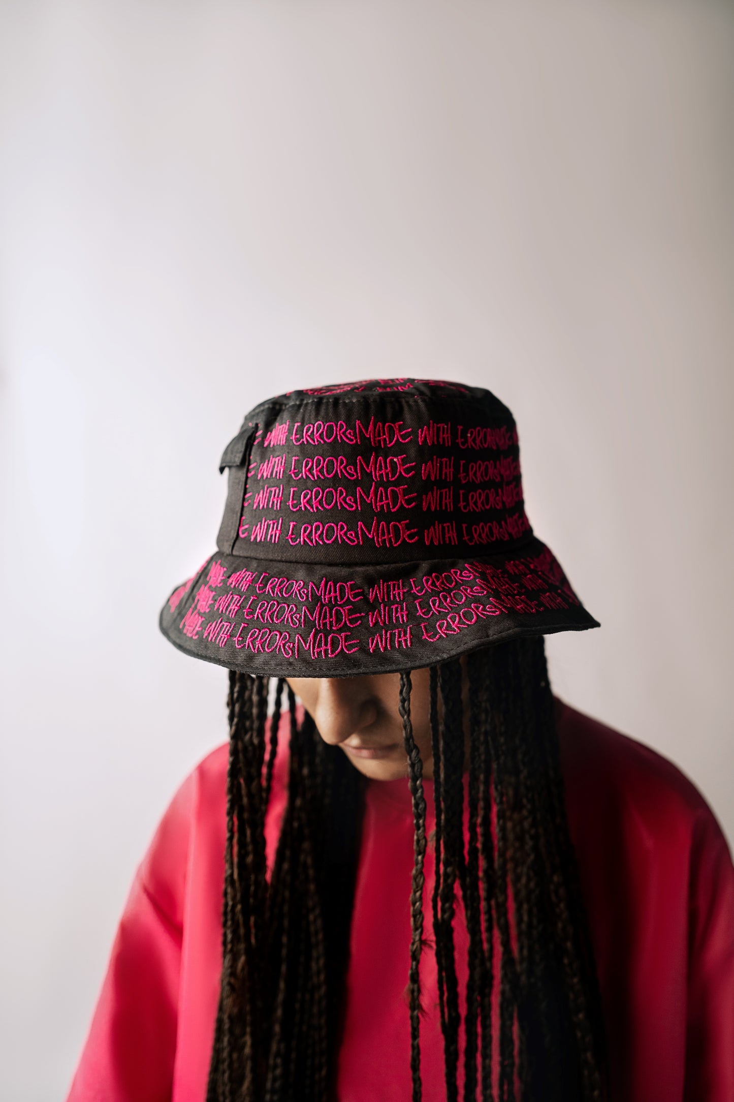 Made with Errors statement Bucket Hat